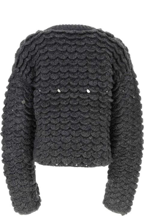 Namacheko Sweaters for Men Namacheko Grey Wool Blend Sweater