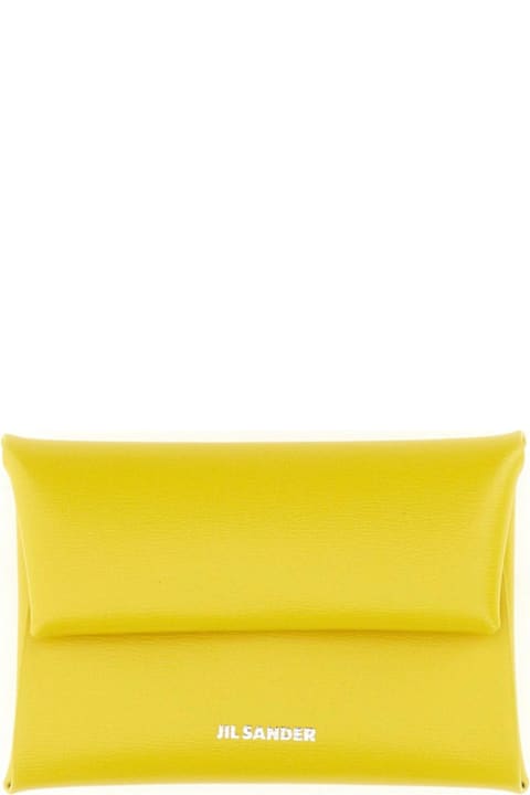 Jil Sander Clutches for Women Jil Sander Logo Detailed Coin Purse