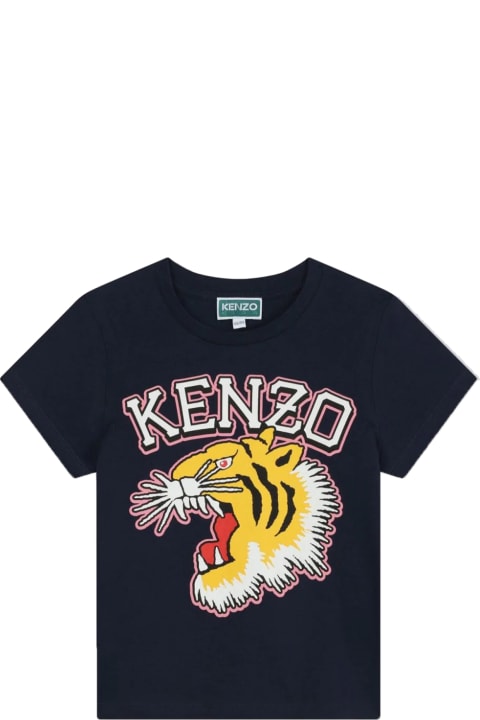 Kenzo Kids T-Shirts & Polo Shirts for Girls Kenzo Kids Cotton T-shirt