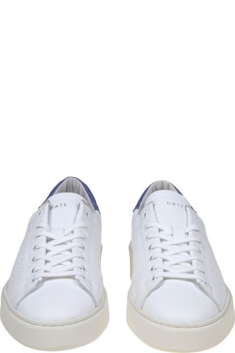 Sneakers Levante In White/blue Leather