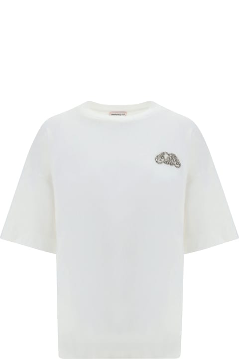 Alexander McQueen Topwear for Women Alexander McQueen Cotton Oversize T-shirt
