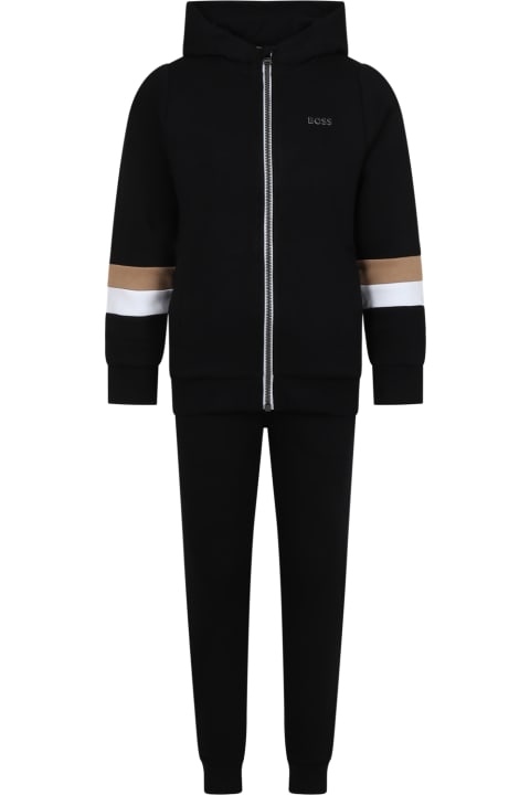 Hugo Boss Suits for Boys Hugo Boss Black Suit For Boy With Logo