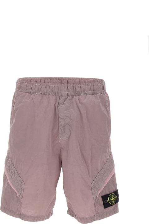 Fashion for Men Stone Island Iridescent Nylon Shorts