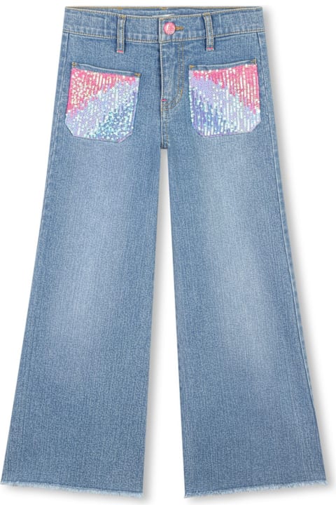 Billieblush Bottoms for Girls Billieblush Sequin Jeans