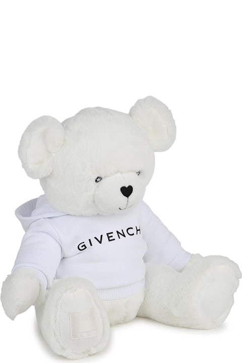 Givenchy Accessories & Gifts for Girls Givenchy White Givenchy Teddy Bear Plush