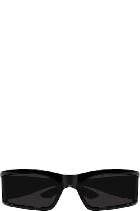 Balenciaga Eyewear for Kids Balenciaga Eyewear Balenciaga Bb0458s Linea Extreme 001 Black Grey Sunglasses