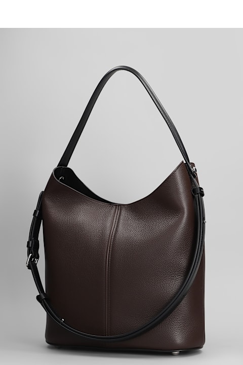 Maison Margiela Bags for Women Maison Margiela Dres Sage Hobo Shoulder Bag In Brown Leather