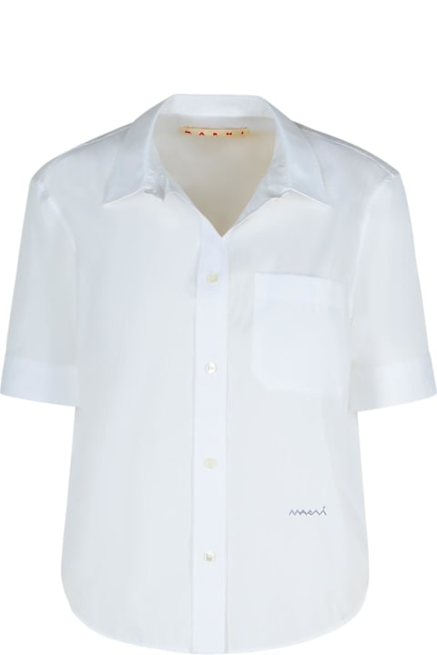 Marni Topwear for Women Marni White Cotton Shirt