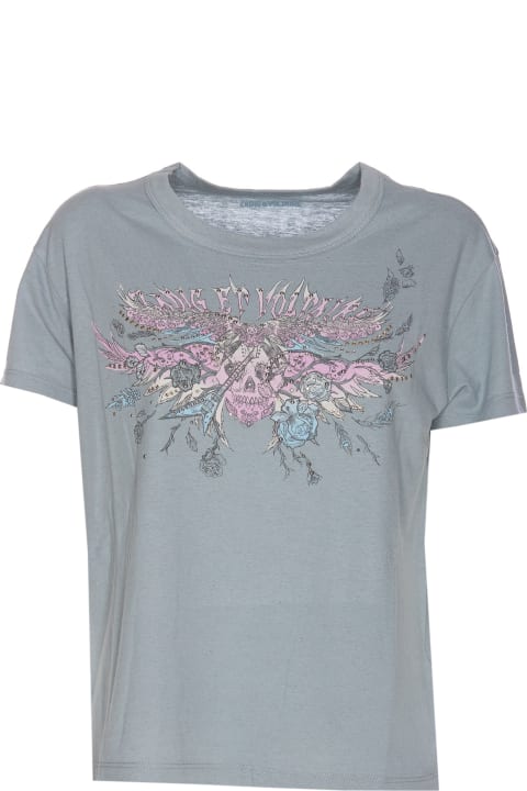 ウィメンズ Zadig & Voltaireのトップス Zadig & Voltaire Marta Concert Strass T-shirt