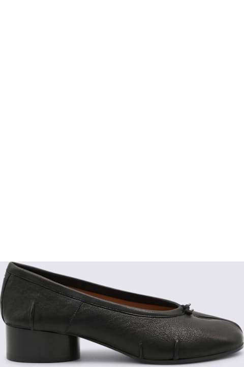 Maison Margiela Black Leather Pumps