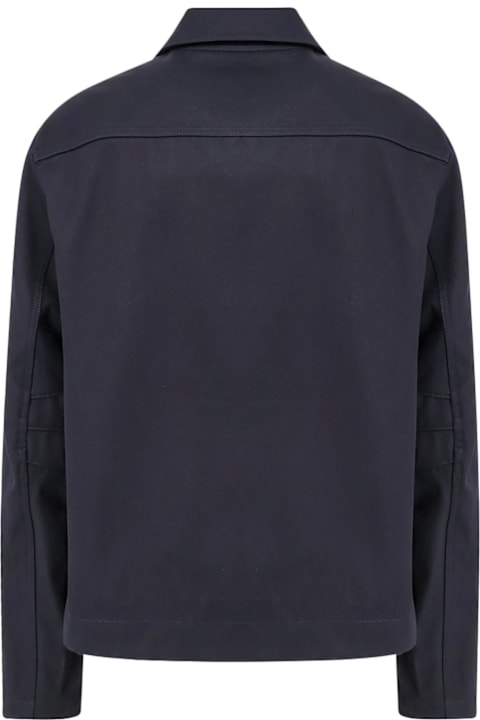 آخر صيحات الموضة من القسم الرجالي Gucci Cotton Gabardine Jacket With Embossed Logo