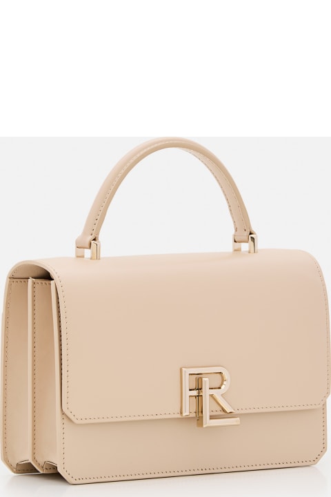 Ralph Lauren حقائب توتي لـ السيدات Ralph Lauren Small Top Handle Crossbody Leather Bag