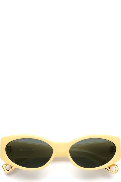 ウィメンズ Jacquemusのアイウェア Jacquemus Ovalo - Yellow Sunglasses