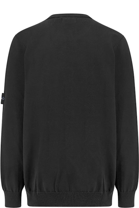 أدوات منزلية Stone Island Compass Patch Crewneck Jumper