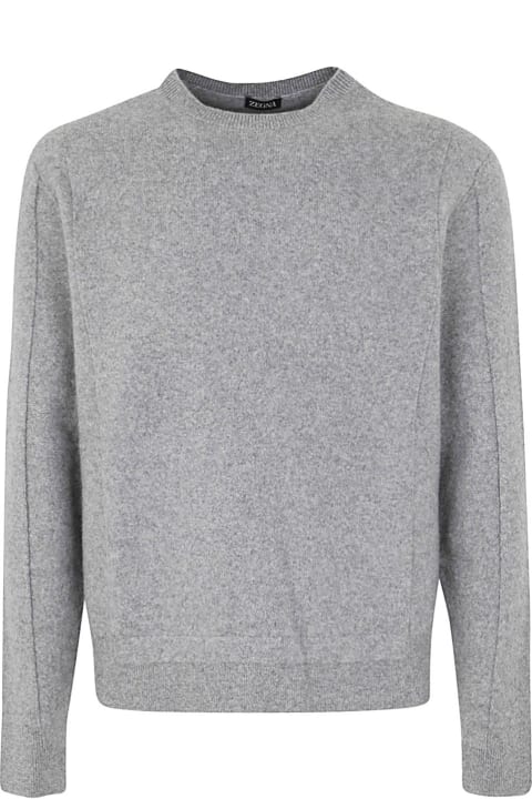 Fleeces & Tracksuits for Men Zegna Wool And Cashmere Crew Neck Sweater