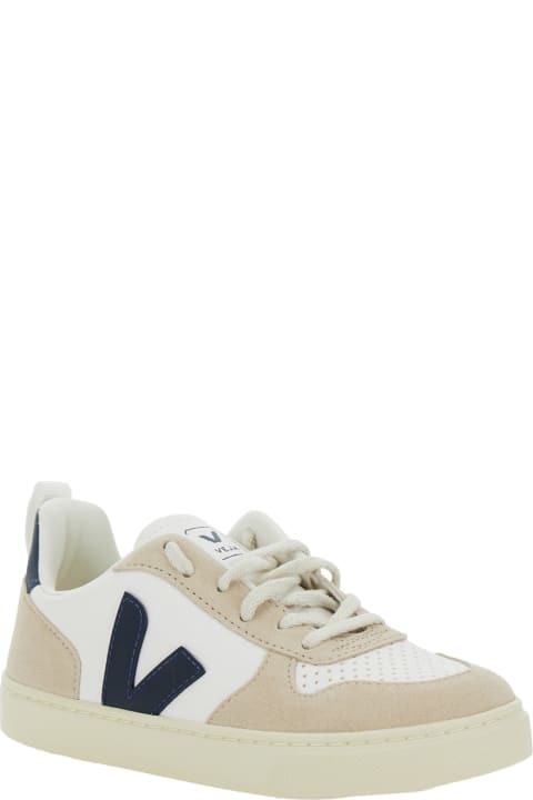 أدوات منزلية Veja 'v-10' Sneaker With Suede Inserts In Faux Leather Boy