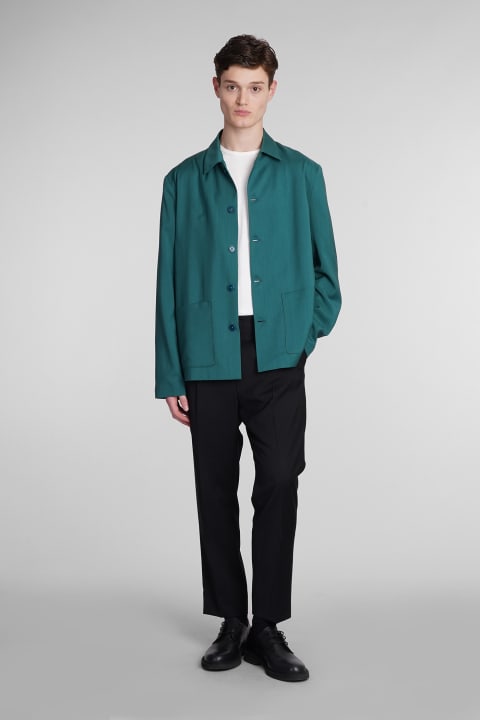 costumein Coats & Jackets for Men costumein Timisoara Casual Jacket In Green Wool