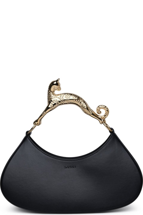 Fashion for Women Lanvin Cat Logo Debossed Top Handle Bag