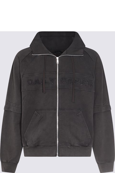 Daily Paper Clothing for Men Daily Paper Black Cotton Sweatshirt