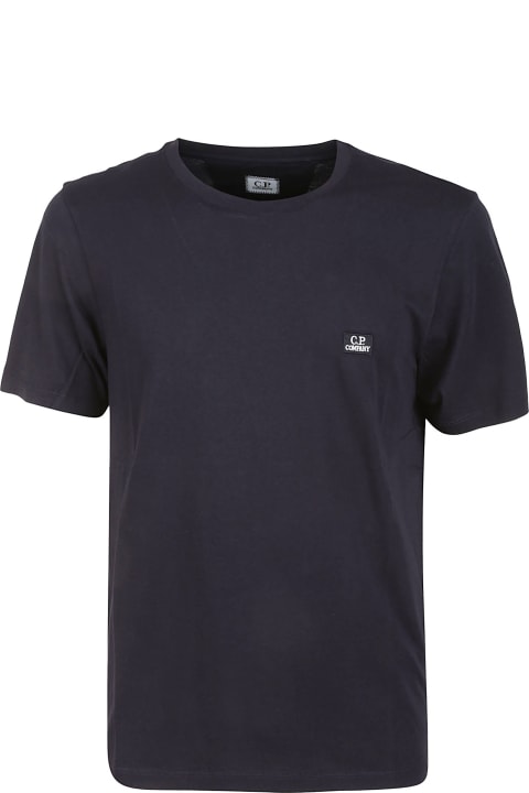 C.P. Company for Men C.P. Company Chest Logo Regular Plain T-shirt