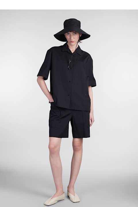 Jil Sander for Women Jil Sander Shorts In Black Cotton