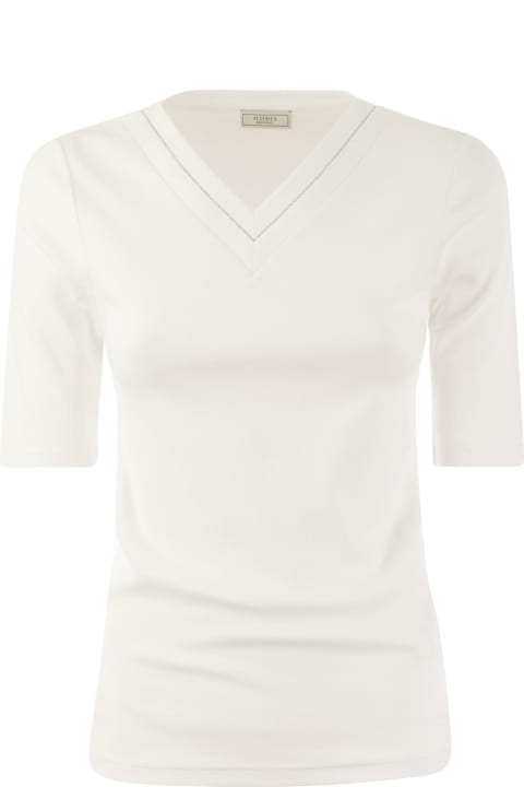 Peserico Topwear for Women Peserico T-shirt Bianco