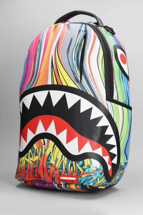 Bags for Men Sprayground Backpack In Multicolor Pvc
