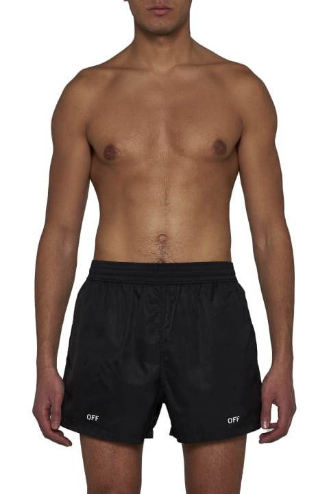 Off-White Swimwear for Men Off-White Swimsuit Trunks