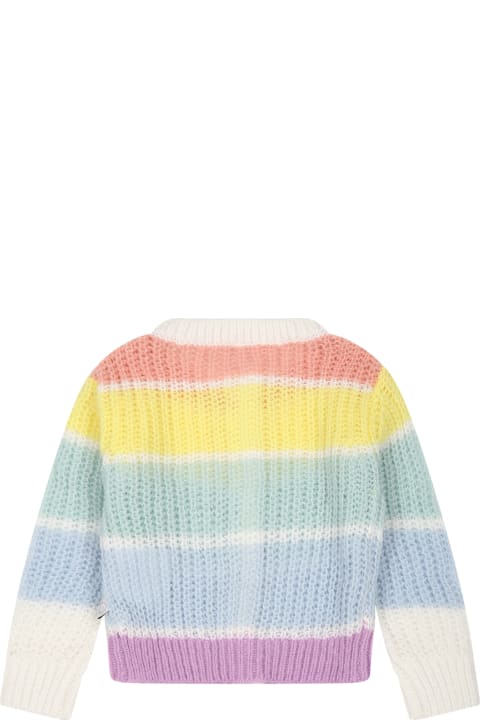 Stella McCartney Kids Sweaters & Sweatshirts for Baby Girls Stella McCartney Kids Multicolor Cardigan For Baby Girl