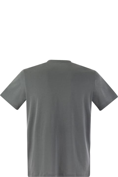 Majestic Filatures Topwear for Men Majestic Filatures Short-sleeved T-shirt In Lyocell And Cotton