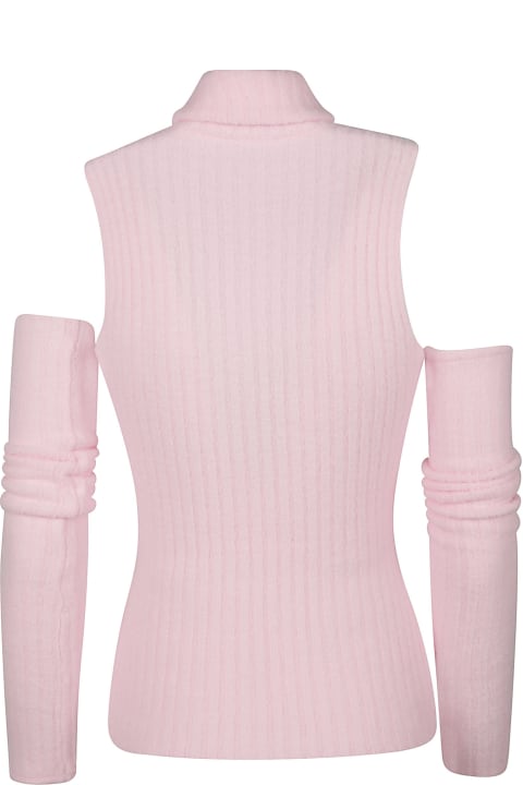 Blumarine Coats & Jackets for Women Blumarine Cut Out Turtleneck Sweater