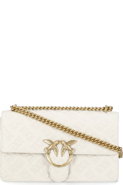 トートバッグ PINKO SS25 'Love one' handbag (100066A0F1 Z14Q) Pinko Love One Classic Shoulder Bag | italist