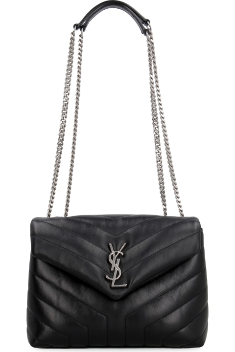 Saint Laurent Loulou Leather Shoulder Bag