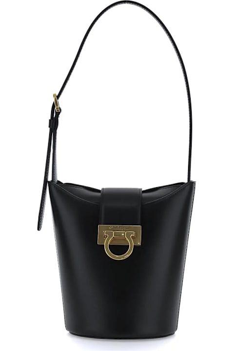 Ferragamo لـ Women Ferragamo Trifolio Bucket Bag