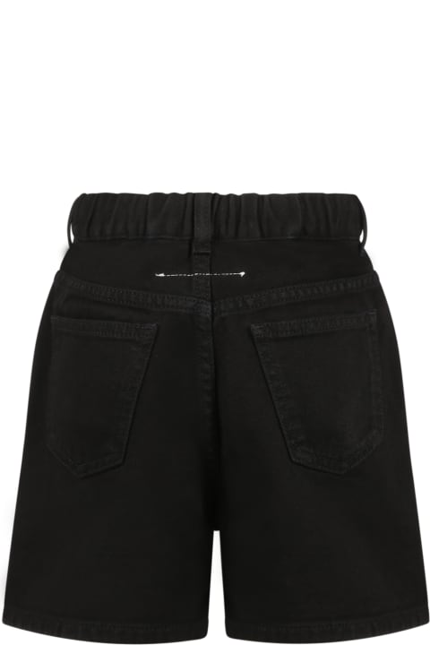 Homeware MM6 Maison Margiela Black Shorts For Girl