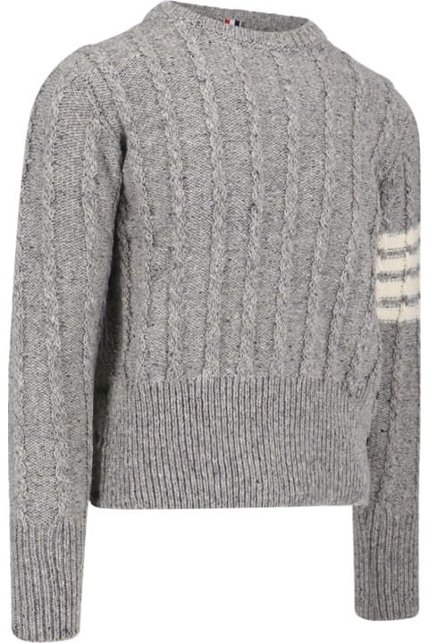 Clothing for Men Thom Browne Braided Detail Sweater