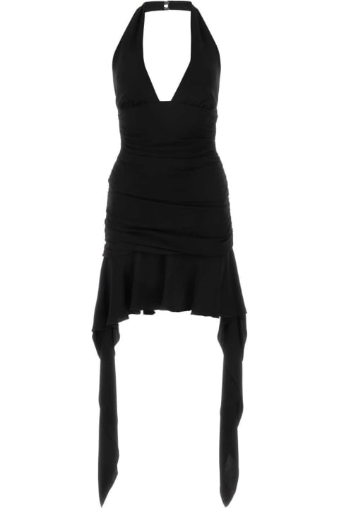 Blumarine for Women Blumarine Black Stretch Crepe Dress