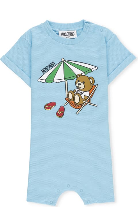 Moschino Bodysuits & Sets for Baby Girls Moschino Beach Teddy Bear Onesie