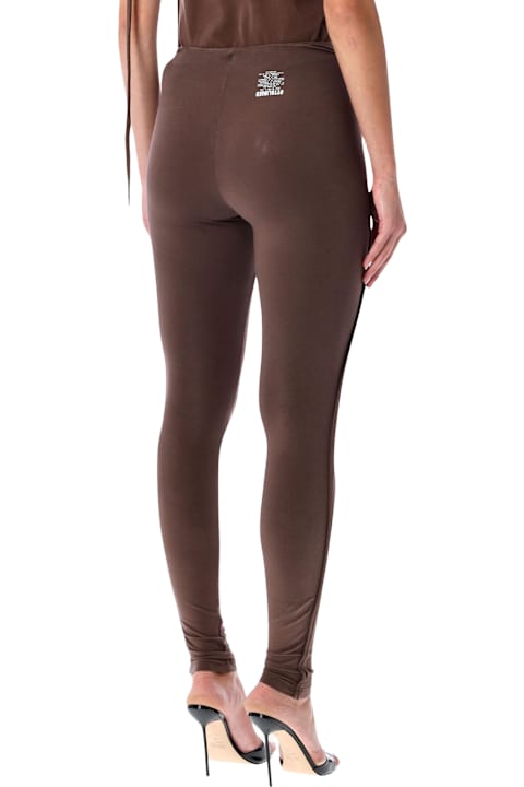 Ottolinger for Men Ottolinger Ottolinger Sculpted Hip Brown Organic Cotton Leggings