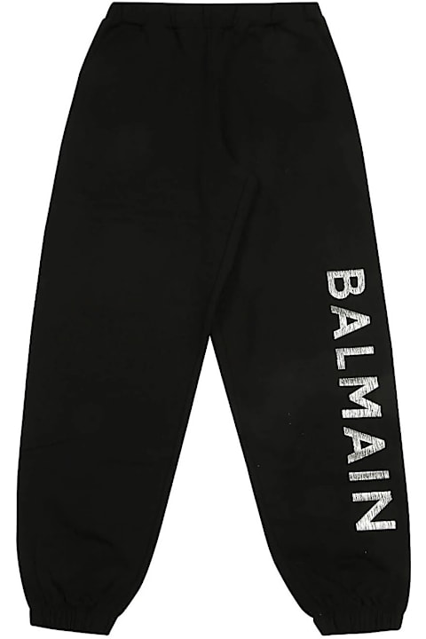 Bottoms for Boys Balmain Logo-printed Jersey Pants