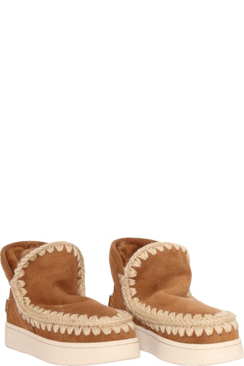 Mou for Men Mou New Eskimo Sneaker Suede - Letter Logo