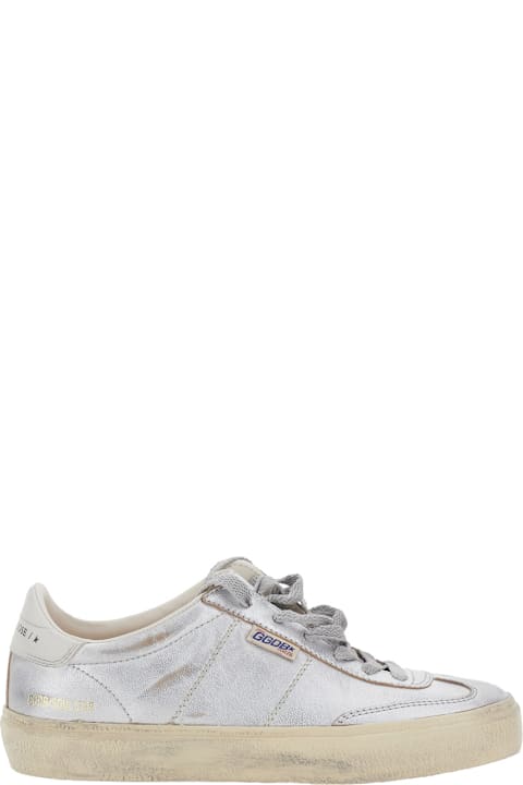 Golden Goose Soul-star Laminated Upper Toe And Tongue Leather Heel