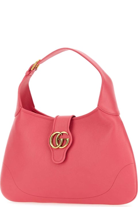 Gucci for Women Gucci Fuchsia Leather Aphrodite Shoulder Bag