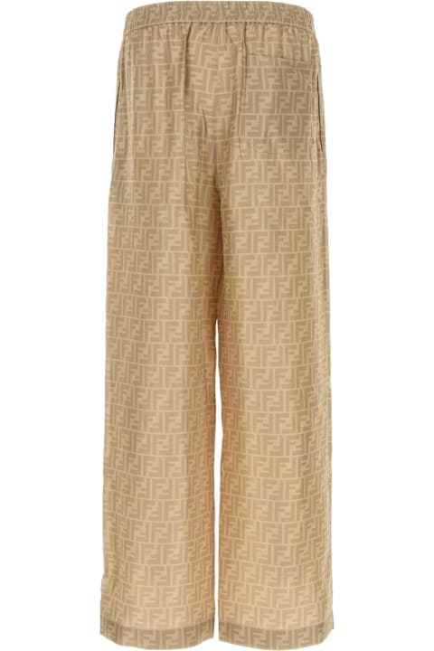 Pants for Men Fendi Printed Silk Pyjama Pant