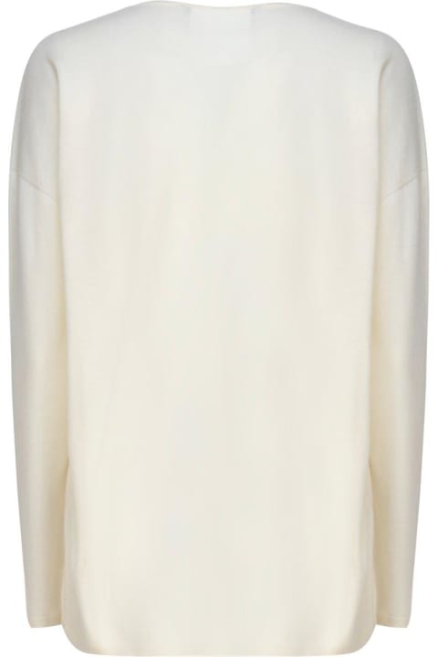 Sweaters for Women Max Mara V-neck Long-sleeved Jumper