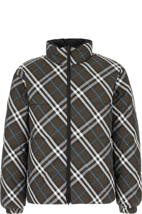 Burberry for Men Burberry Printed Nylon Reversible Padded Jacket
