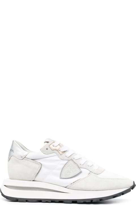 Fashion for Women Philippe Model Tropez Haute Low Sneakers - White And Grey