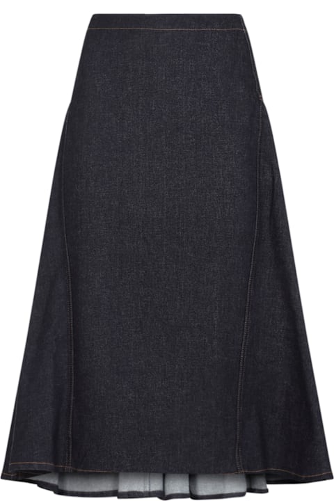 Jacquemus for Kids Jacquemus La Jupe De-nimes Lavoir Midi Skirt