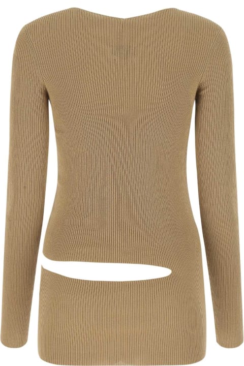 Quira Sweaters for Women Quira Biscuit Cotton Blend Top