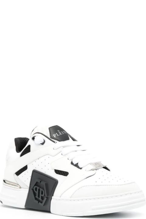 メンズ新着アイテム Philipp Plein White And Black Phantom Street Sneakers